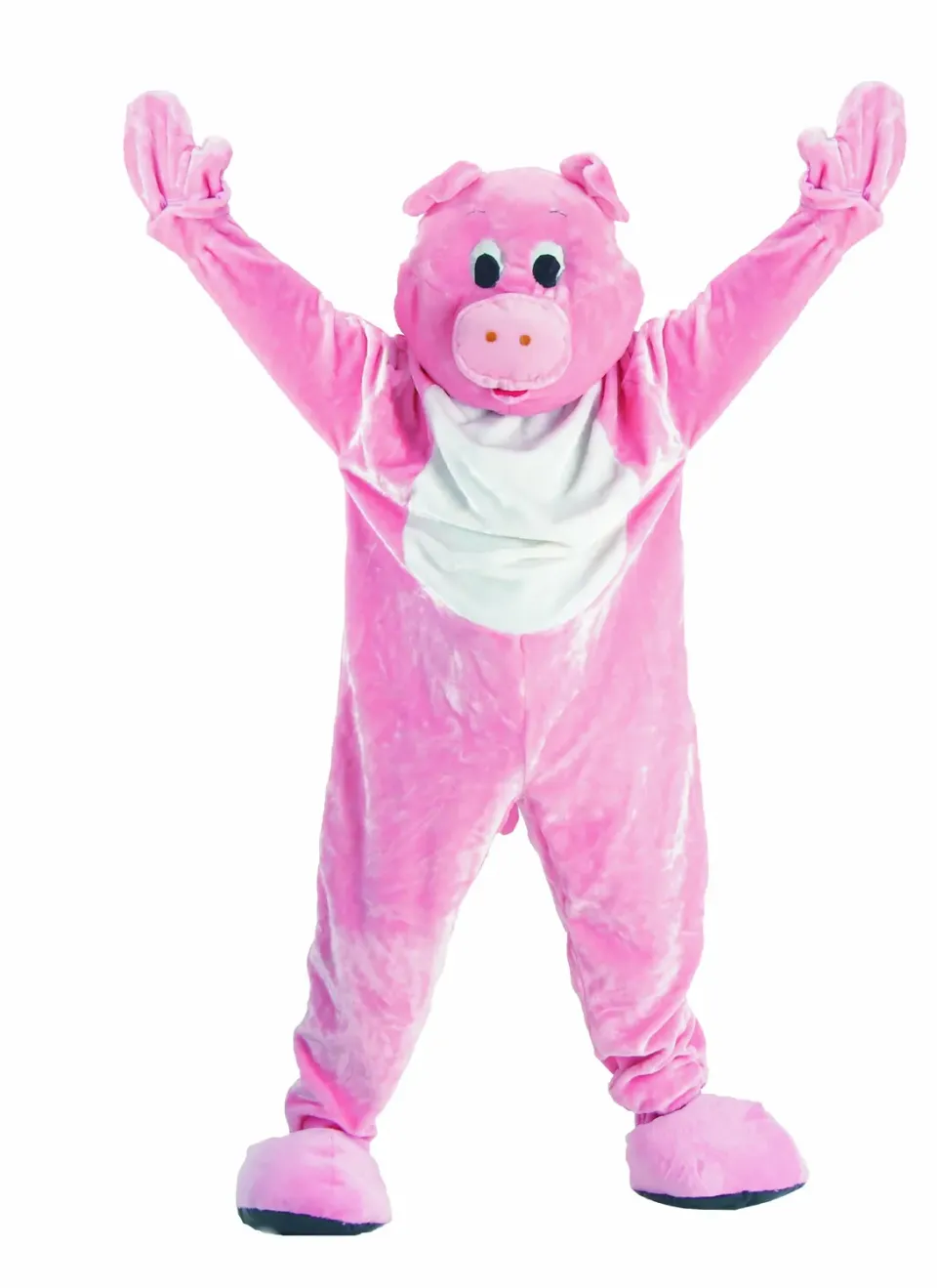 Dress Up America Maiale mascotte peluche taglia unica