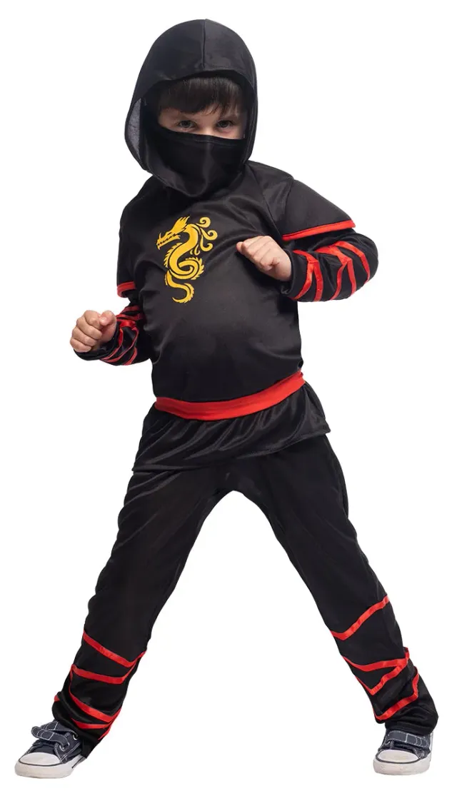 Rubies Ninja Glow in Dark costume bambino M fosforescente