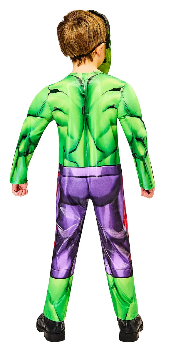 Rubies Hulk Black Line costume bambino verde muscoloso