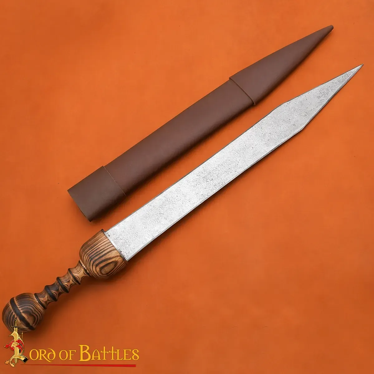 Medieworld Roman Gladius spada acciaio EN45
