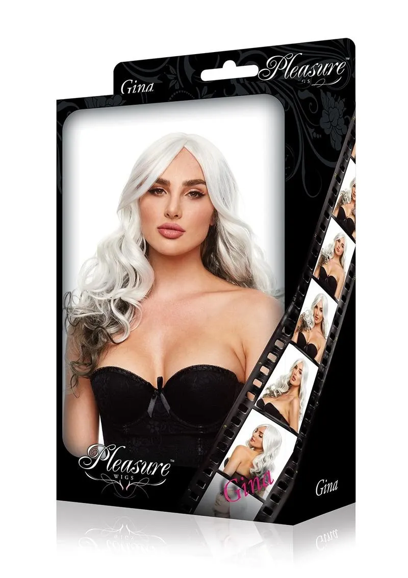 Pleasure Wigs Gina parrucca grigia nera fibra effetto naturale