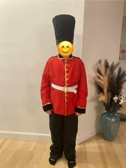 Dress Up America Guardia Reale costume adulto XXL ignifugo