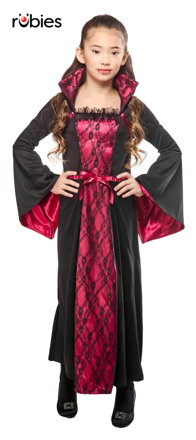 Rubies Belladonna costume vampira bambina XS nero rosso