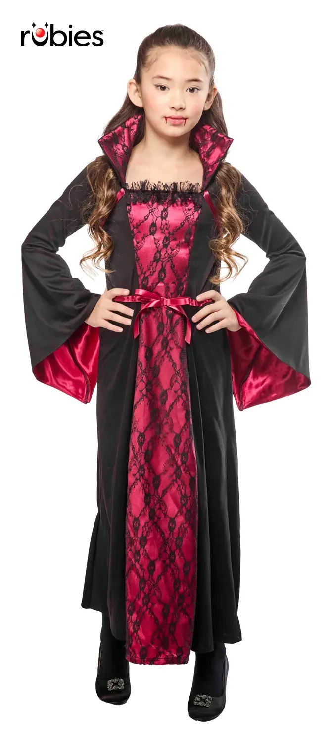 Rubies Belladonna costume vampira bambina XS nero rosso