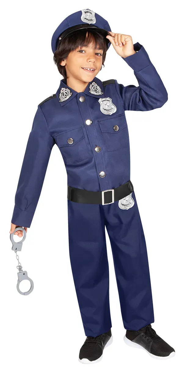 Rubies Poliziotto Coraggioso costume bambino divisa
