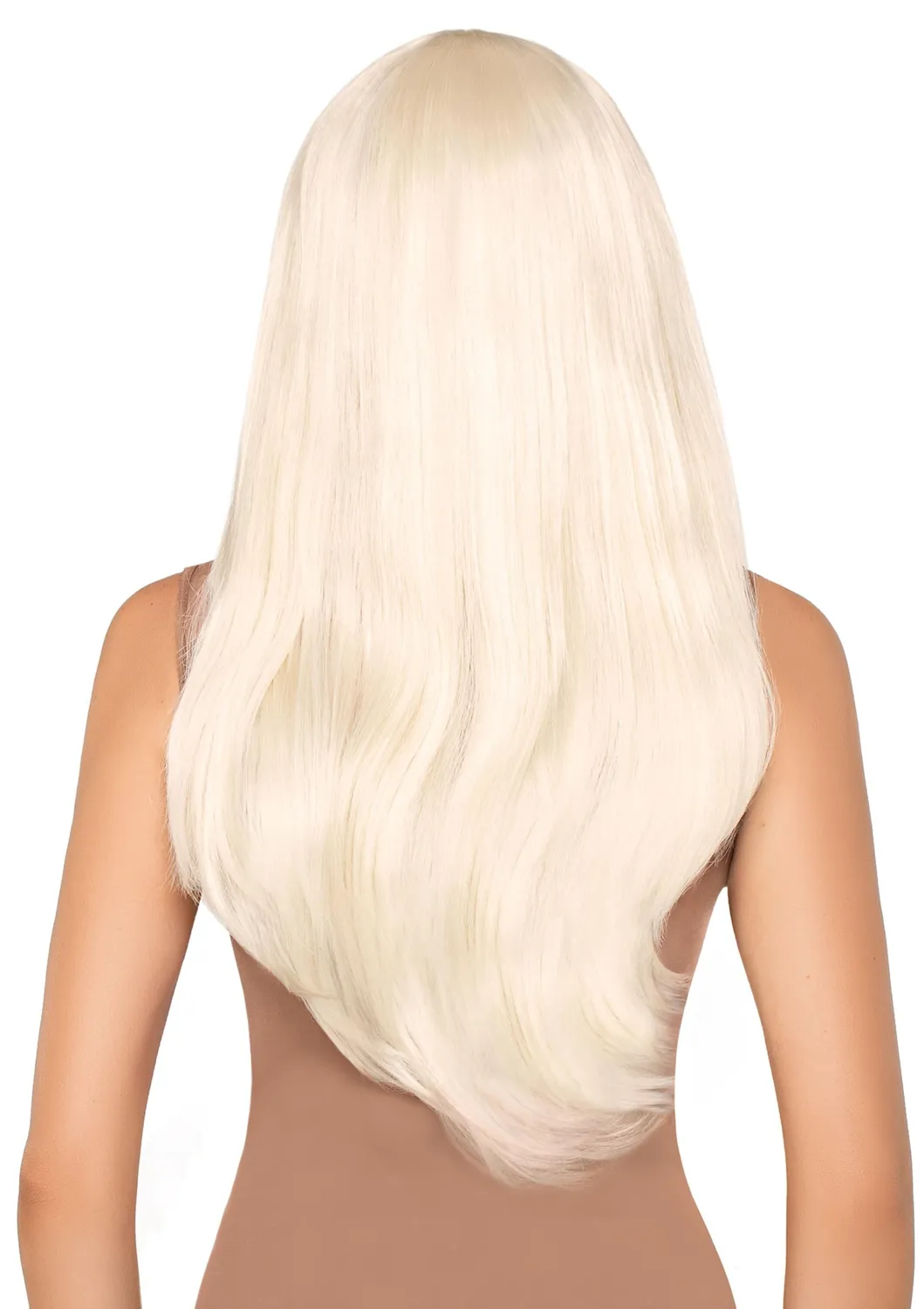 Leg Avenue Bangin Long Straight parrucca liscia nera con frangia