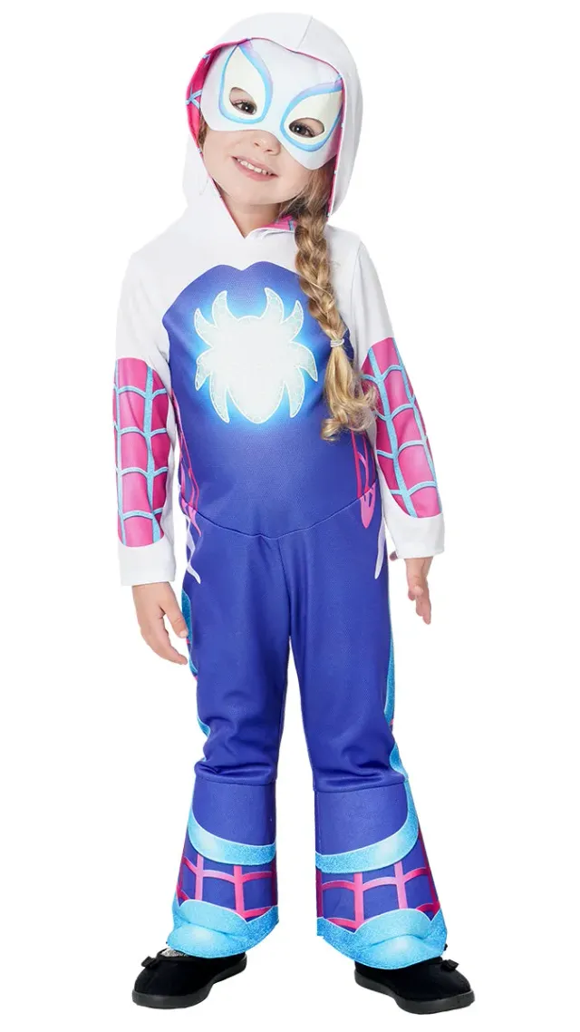 Rubies Ghost Spider costume bambina bianco rosa preschool