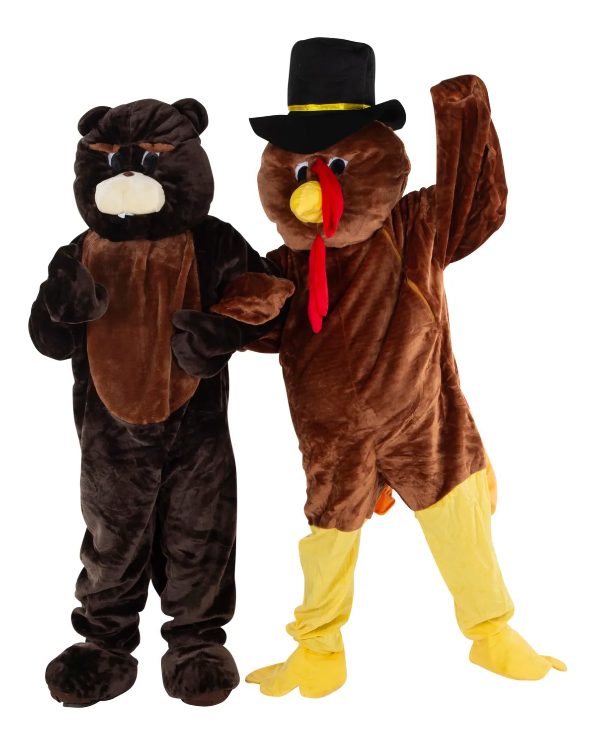 Dress Up America Costume Tacchino Adulti peluche taglia unica