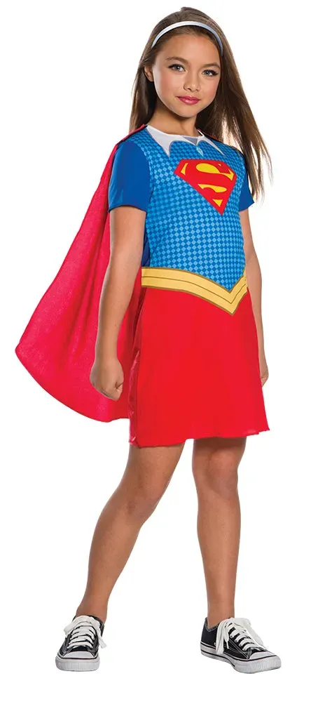 Rubies Supergirl costume bambina vestito mantello taglia M