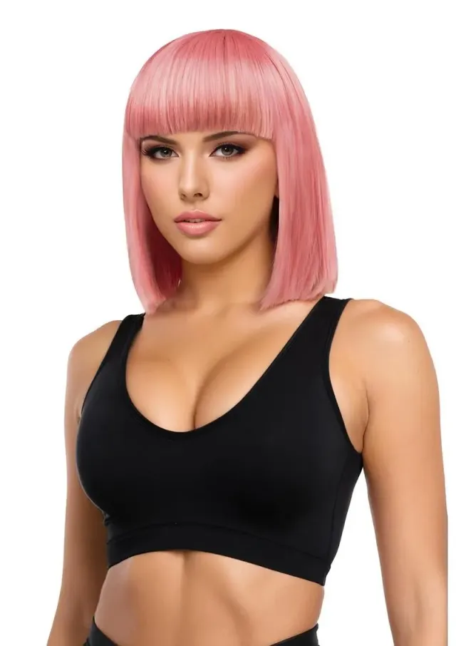 Pleasure Wigs Kristen Premium Stylable Wig parrucca rosa