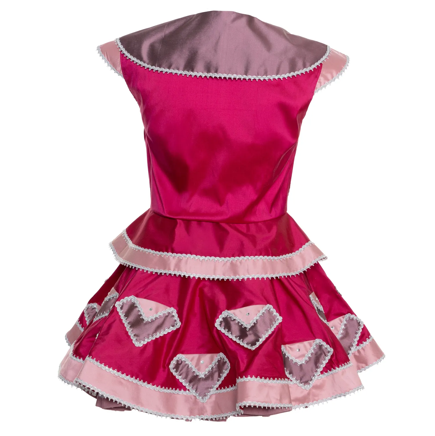 Altenburg Garde abito guardia rosa seta taglia 32-48