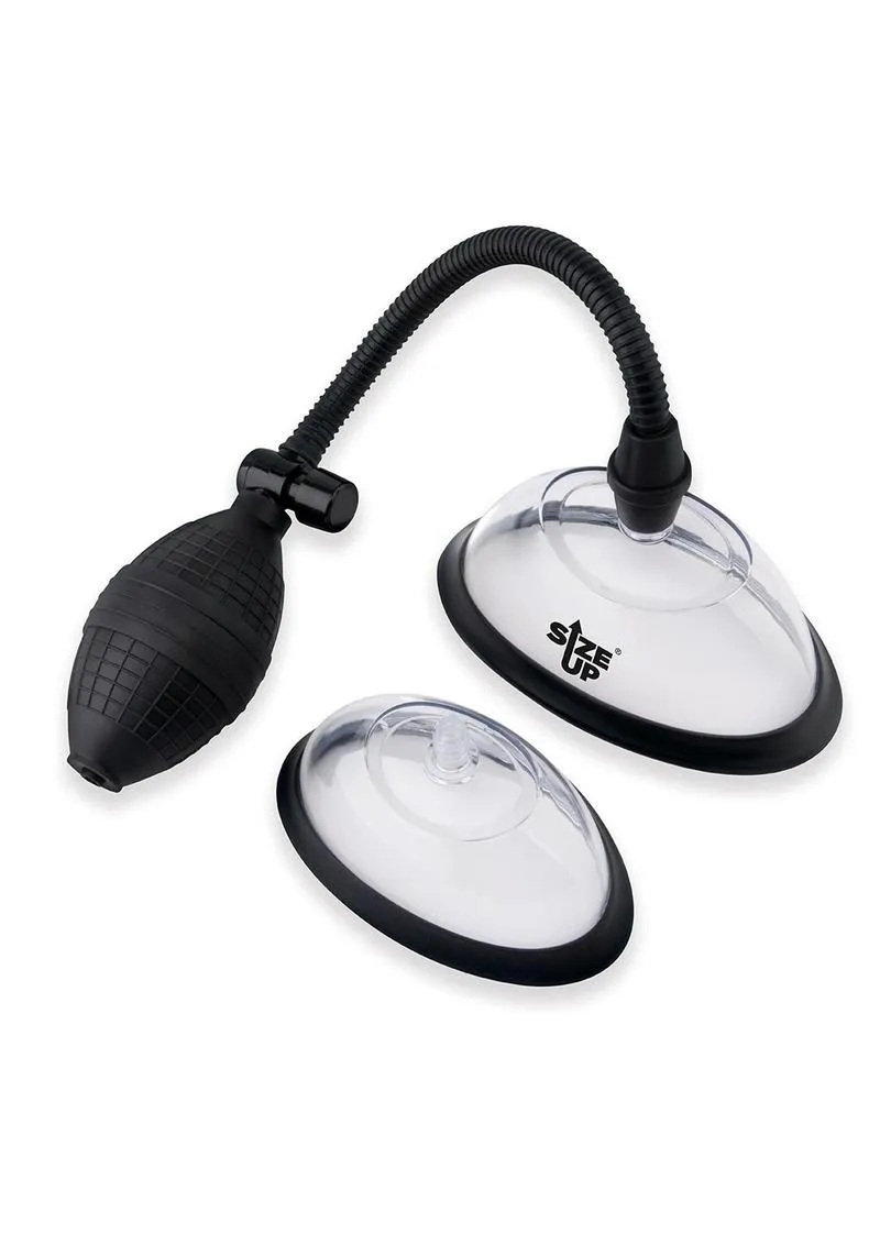 Size Up Classic pompa vaginale manuale con 2 campane