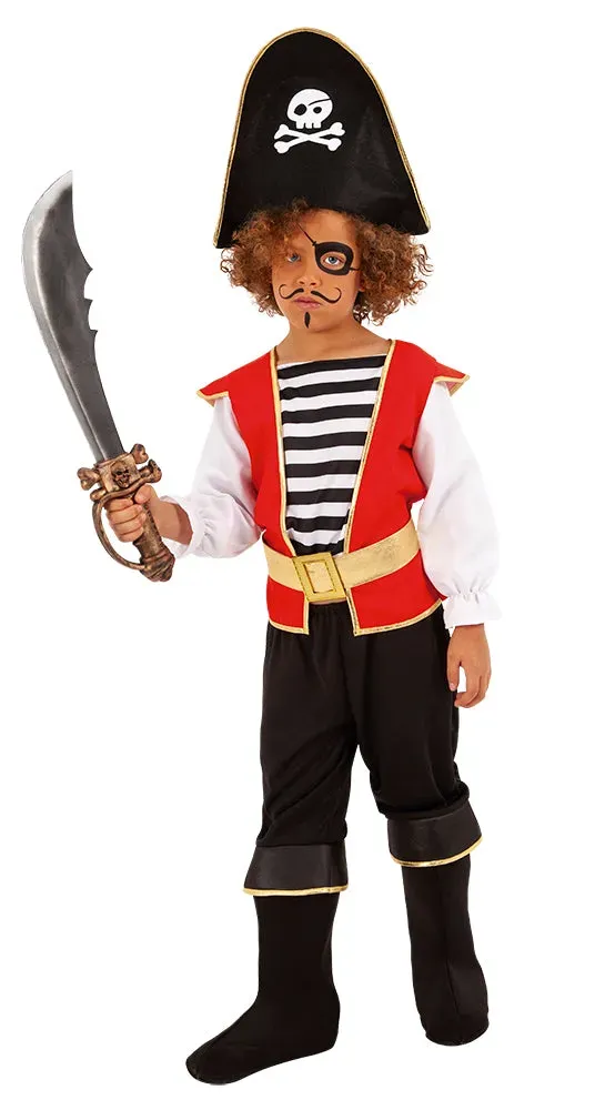 Rubies Pirata birichino costume bambino con cappello e cintura