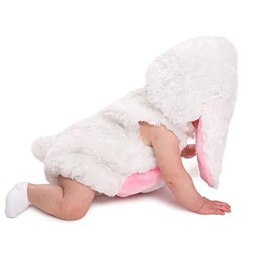 Dress Up America costume coniglio neonato peluche rosa 0-6 mesi