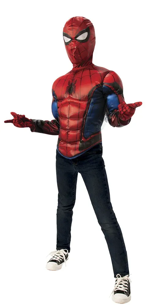 Rubies Spider-Man costume bambino muscoloso maschera