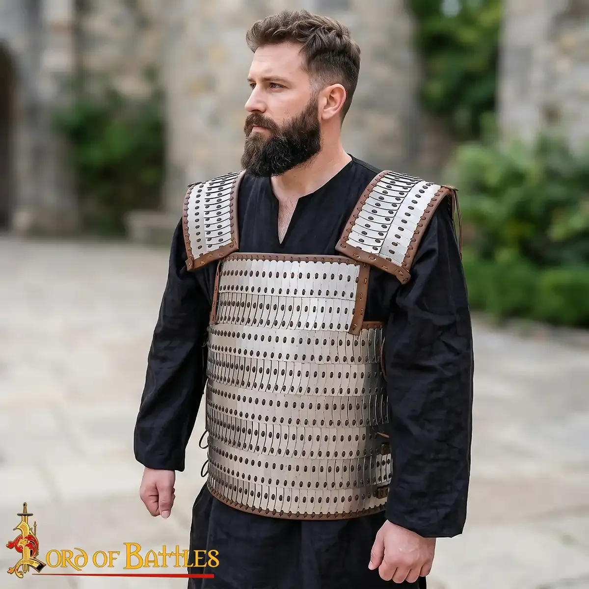 Medieworld Steel Lamellar Armor 20 Gauge armatura acciaio