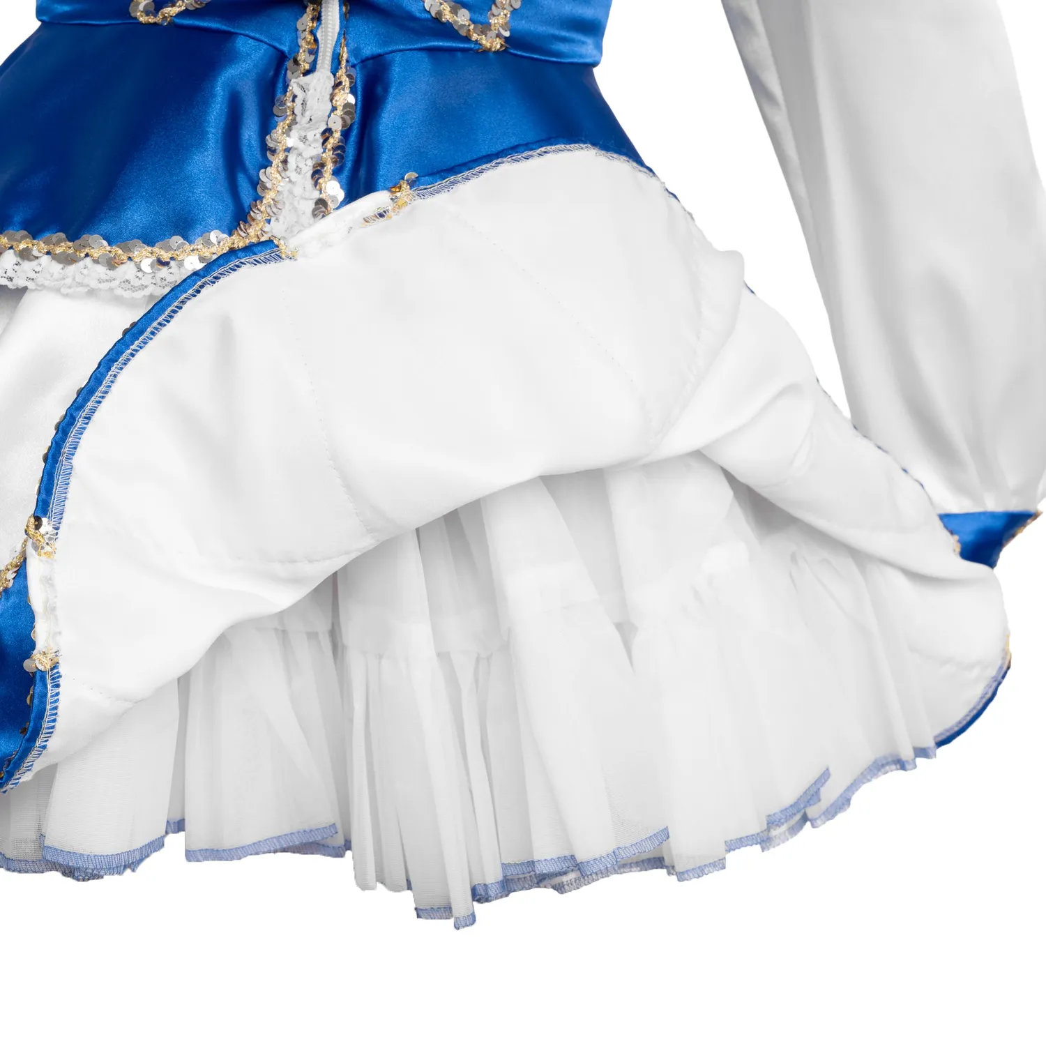 Altenburg abito guardia blu bianco paillettes oro