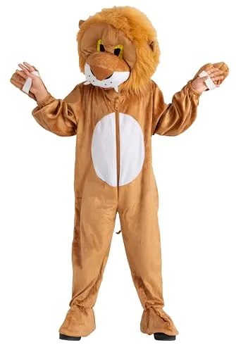 Dress Up America Leone peloso costume mascotte peluche