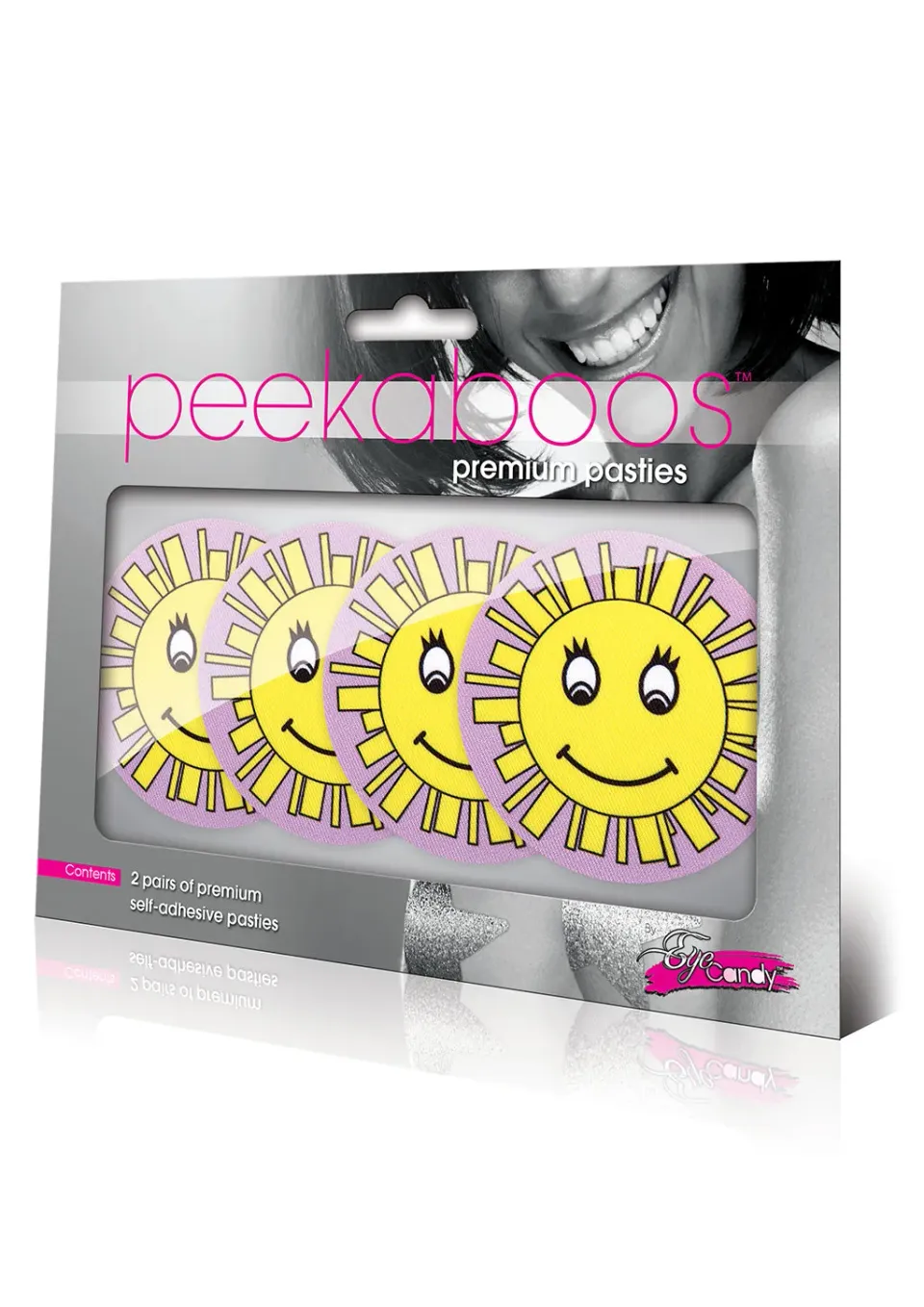 Peekaboos Pasties Fun In The Sun copricapezzoli sole 2 paia rosa