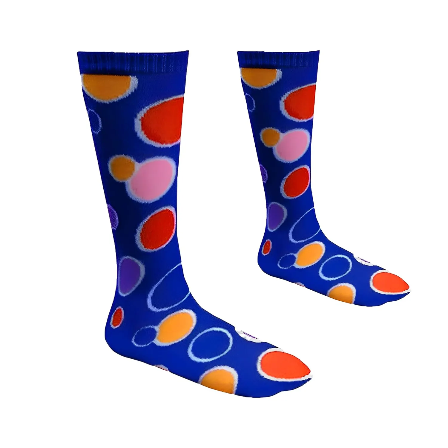 Dress Up America Circle Knee calze bimba blu a righe