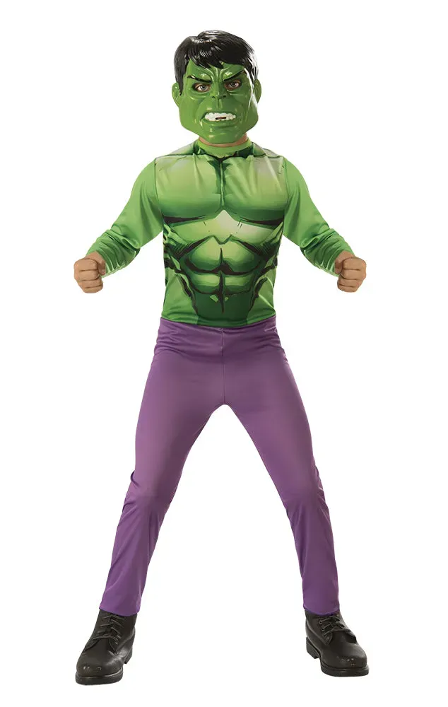 Rubies Hulk costume bambino M L muscoloso verde