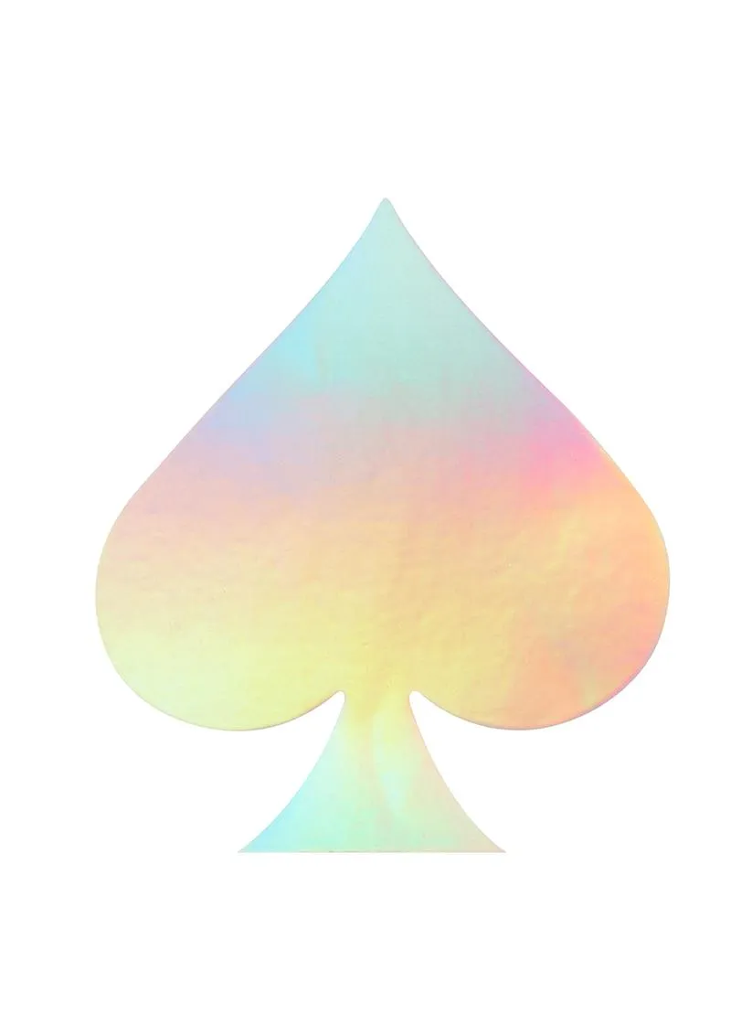 Peekaboos Iridescent Spades copricapezzoli picche cangianti