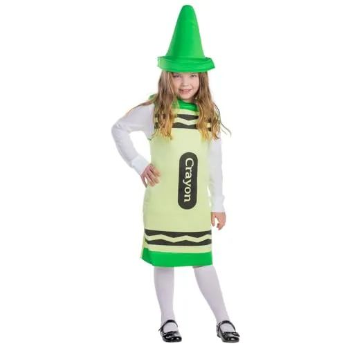 Dress Up America Costume Pastello Verde Bambini 8-10 Anni Ruolo