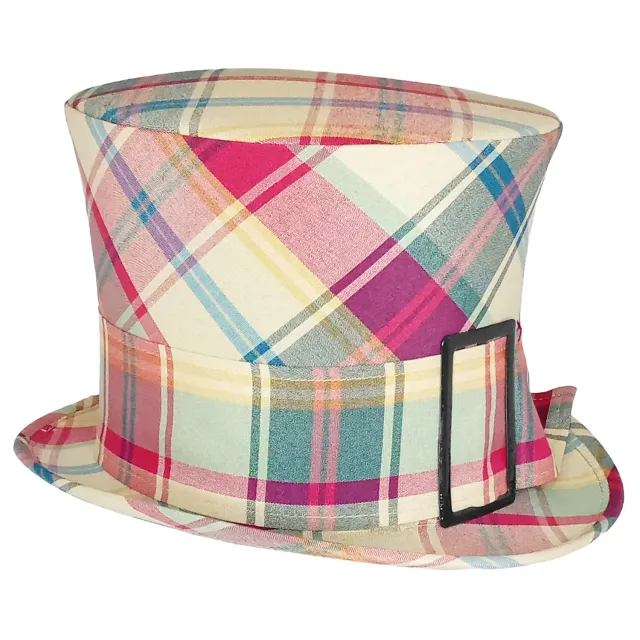 Altenburg Pippo cilindro quadri magenta blu taglia 59