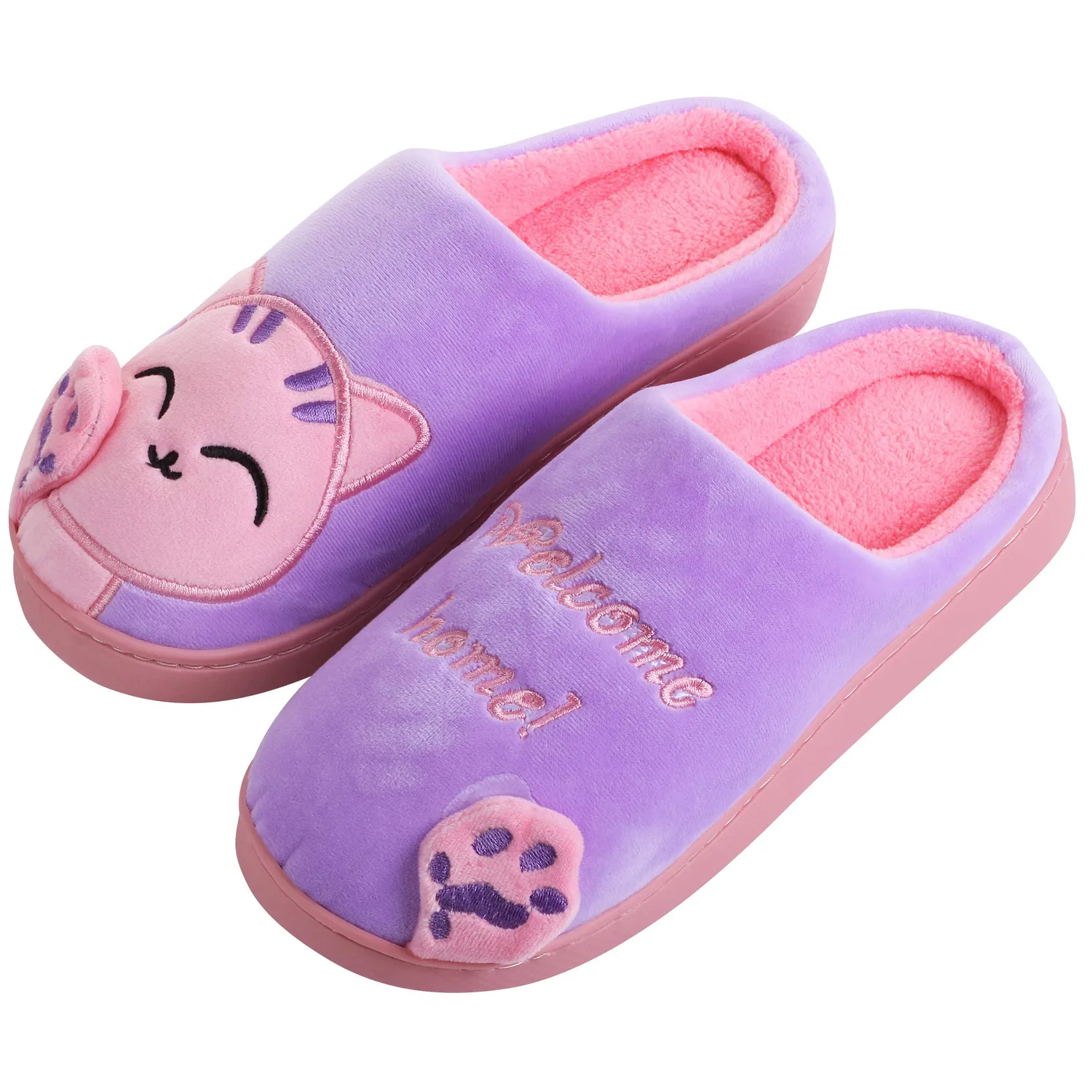 Katara Pantofole Animali Peluche 36-44 Unisex Morbide Invernali