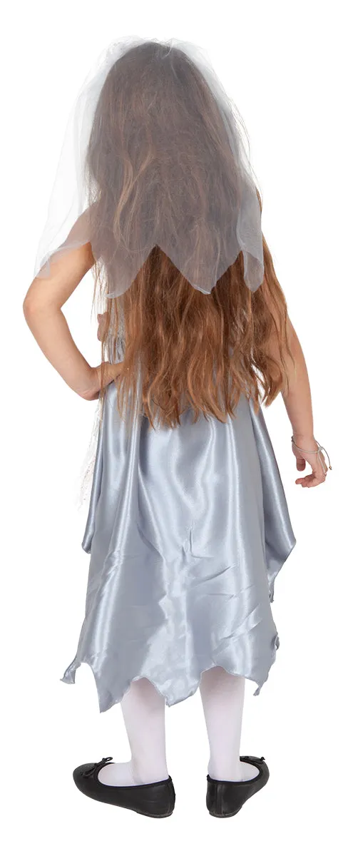 Rubies Sposa Fantasma costume bambina Inf velo bianco