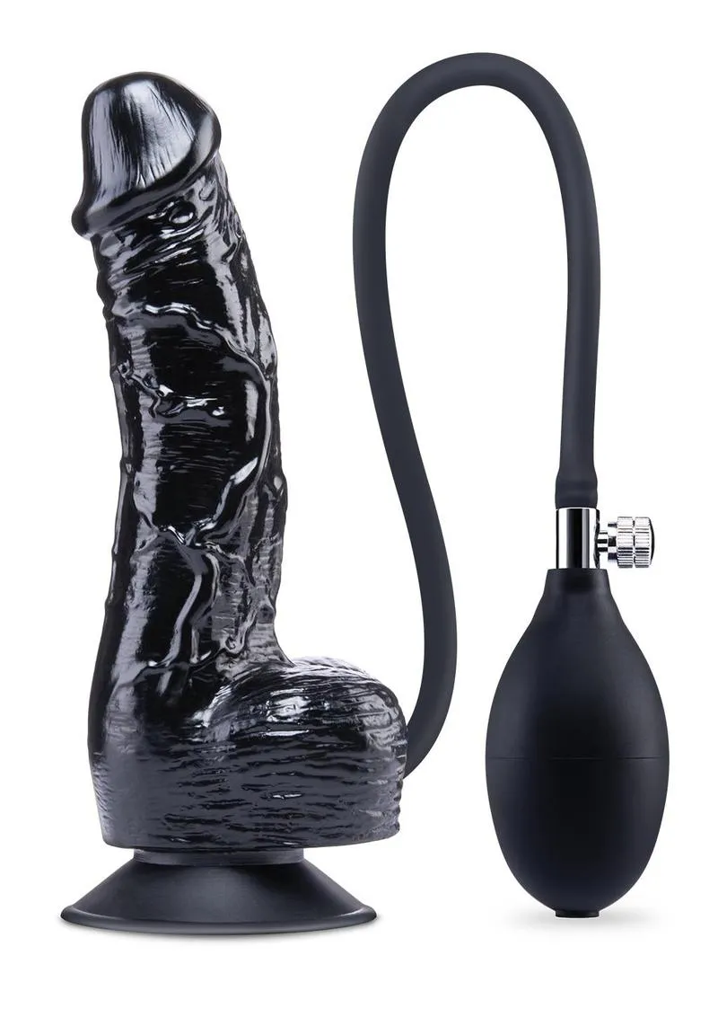 Size Up 6 dildo gonfiabile nero ventosa
