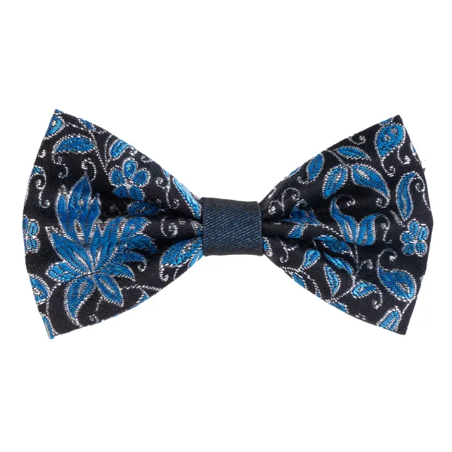 Altenburg Mad Hatter papillon floreale nero blu broccato