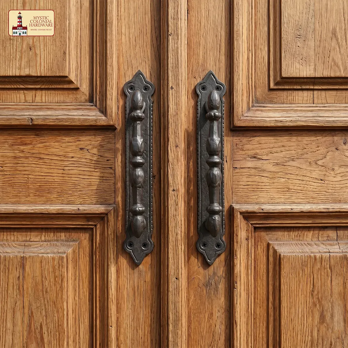 Medieworld Victorian Door Pull Handle maniglia ghisa 2pz