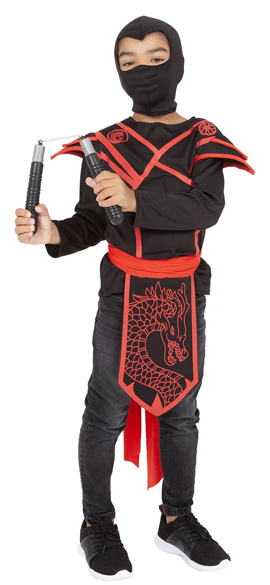 Rubies Kit Ninja costume bambino taglia unica