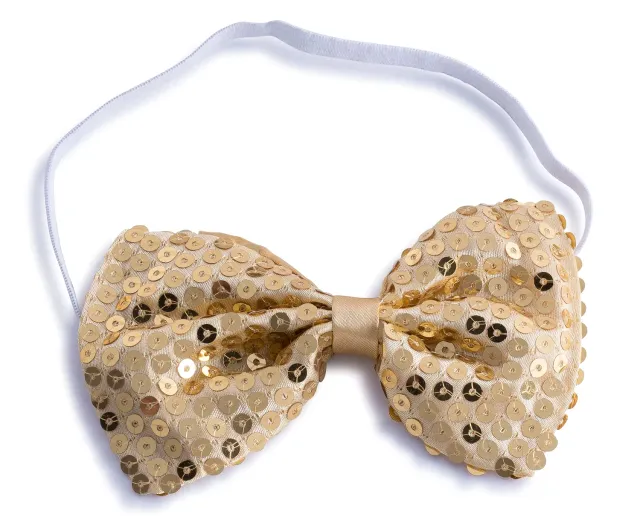 Dress Up America Papillon paillettes oro accessorio taglia unica