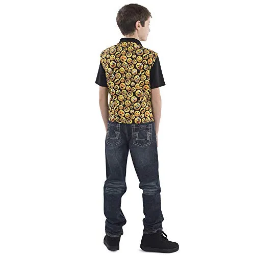 Dress Up America Emoji gilet bambini giallo 12-14 anni