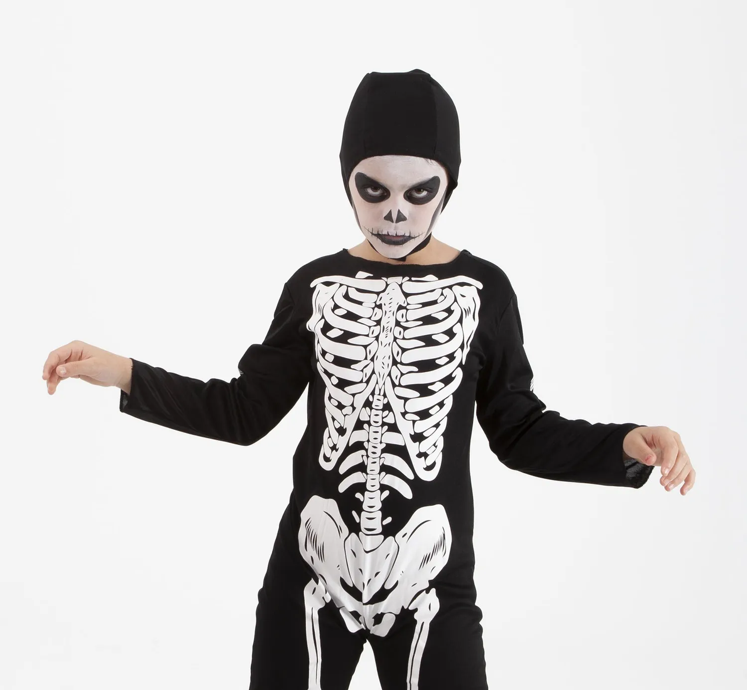Rubies Scheletro costume bambino tuta con cappello