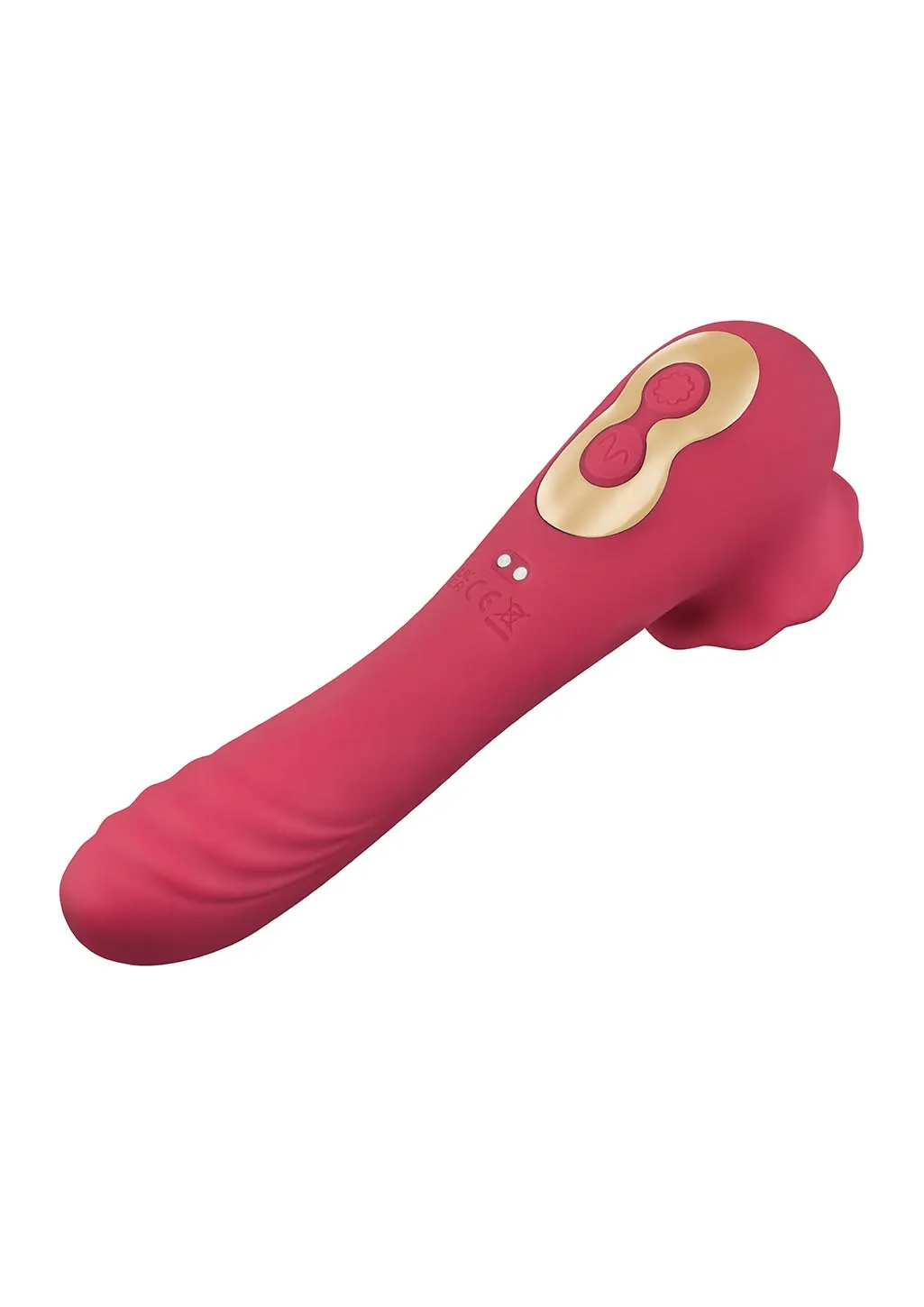 Secret Kisses Rosegasm Rose Quake vibratore rosso