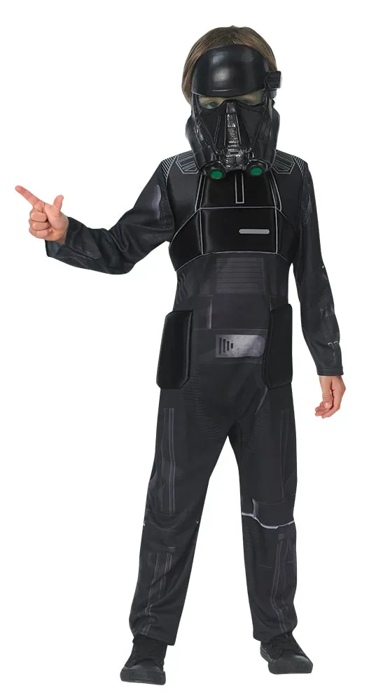 Rubies Death Trooper Deluxe costume bambino nero
