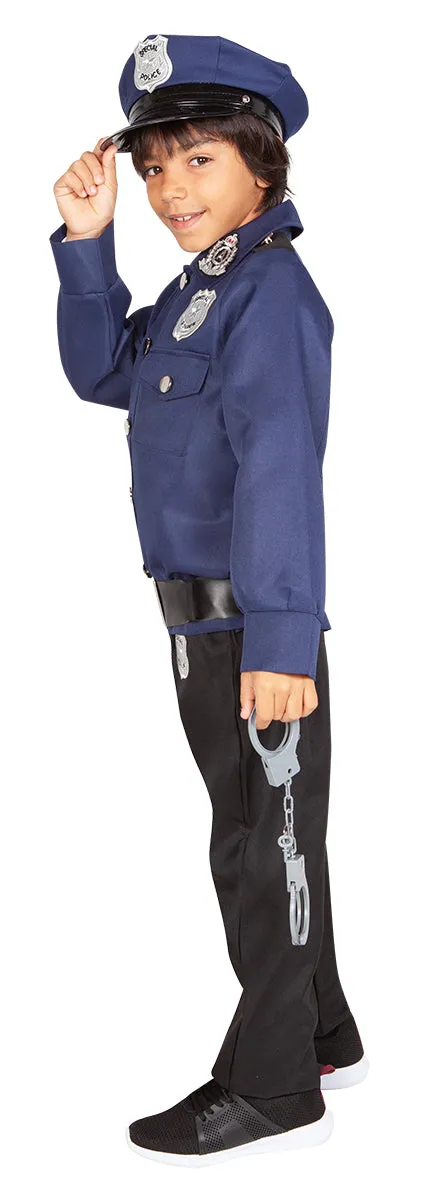 Rubies Poliziotto Coraggioso costume bambino divisa