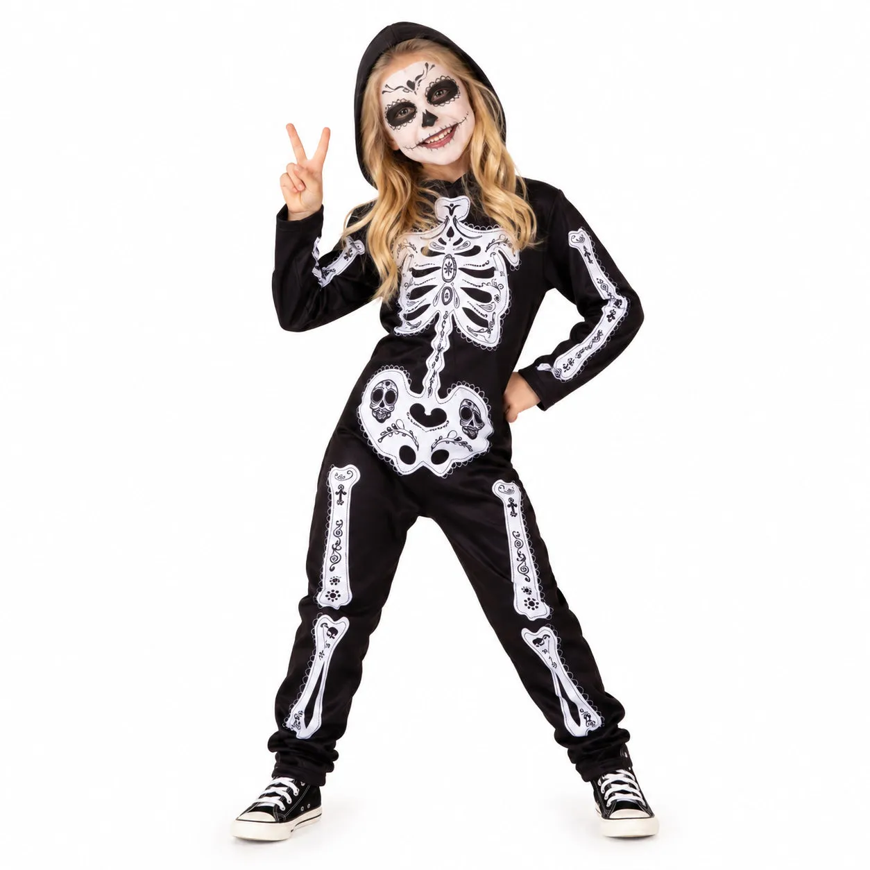 Rubies Scheletro Giorno dei Morti Costume Bimbi M