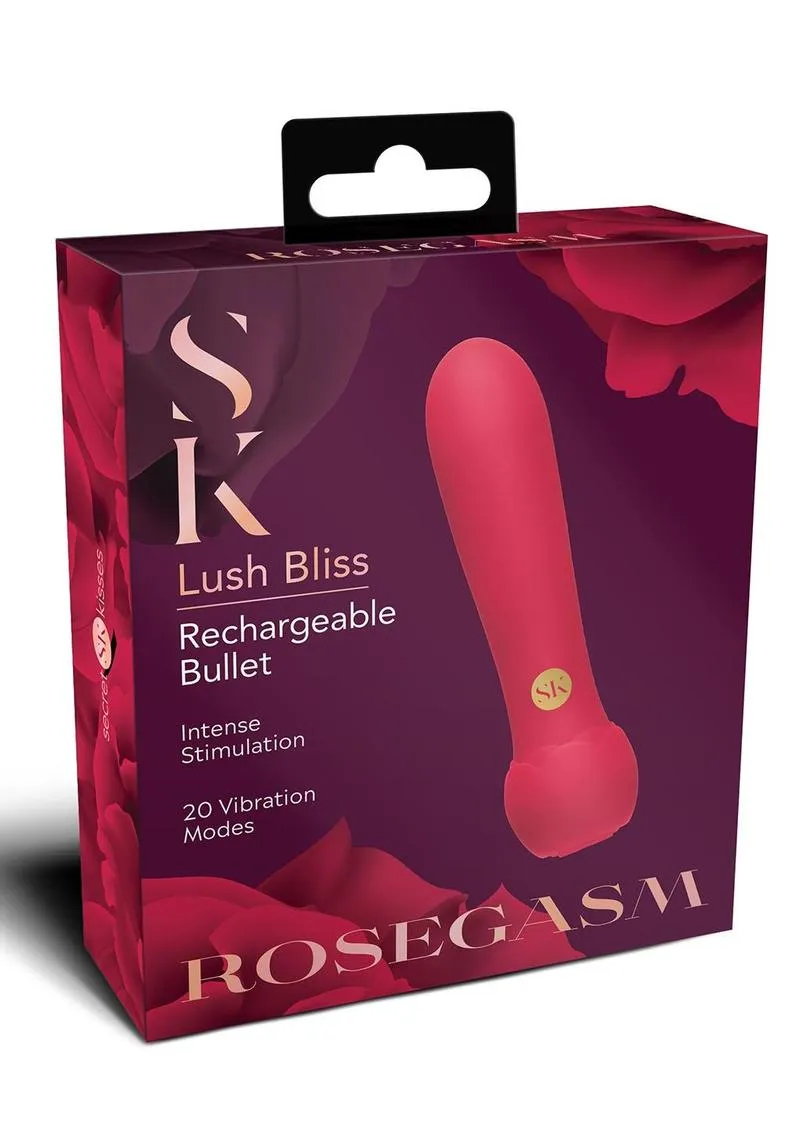 Secret Kisses Rosegasm Lush Bliss mini vibratore rosso