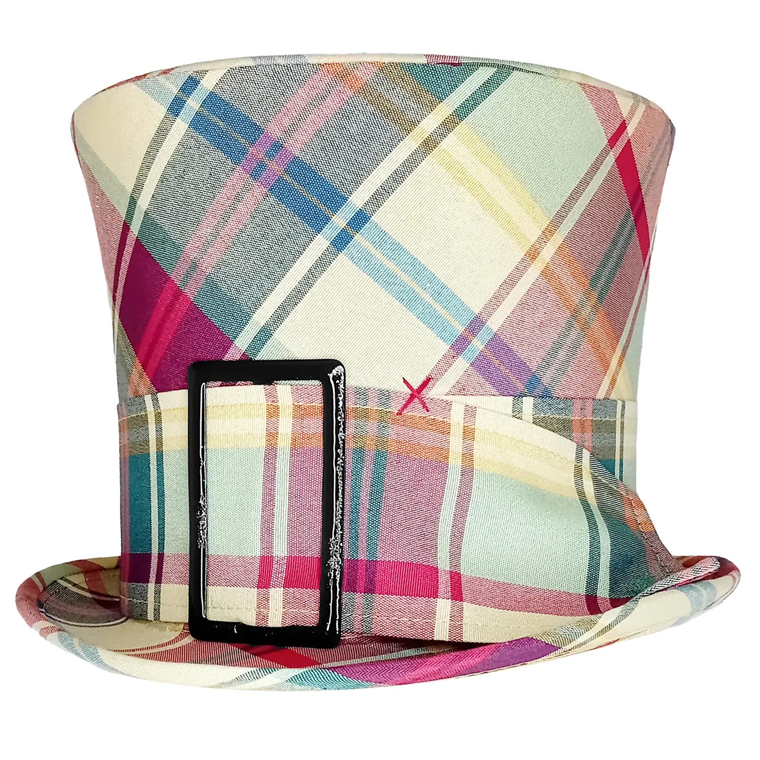 Altenburg Pippo cilindro quadri magenta blu taglia 59