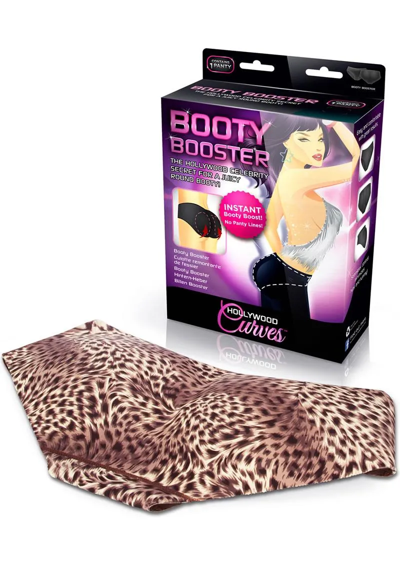 Pleasure Wigs Hollywood Curves Booty Booster slip push up leopard M modellante