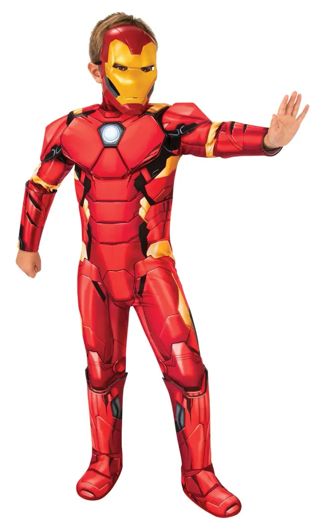 Rubies Iron Man Deluxe costume bambino rosso armatura