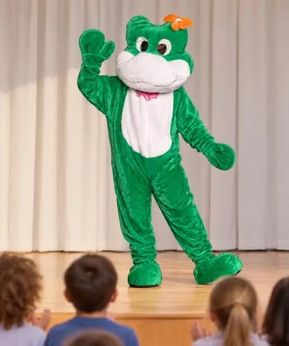 Dress Up America Rana mascotte peluche taglia unica