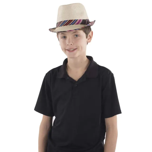 Dress Up America Cappello Fedora Nero trilby taglia unica