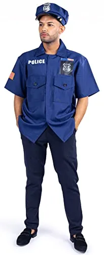 Dress Up America Poliziotto costume adulto divisa taglia unica