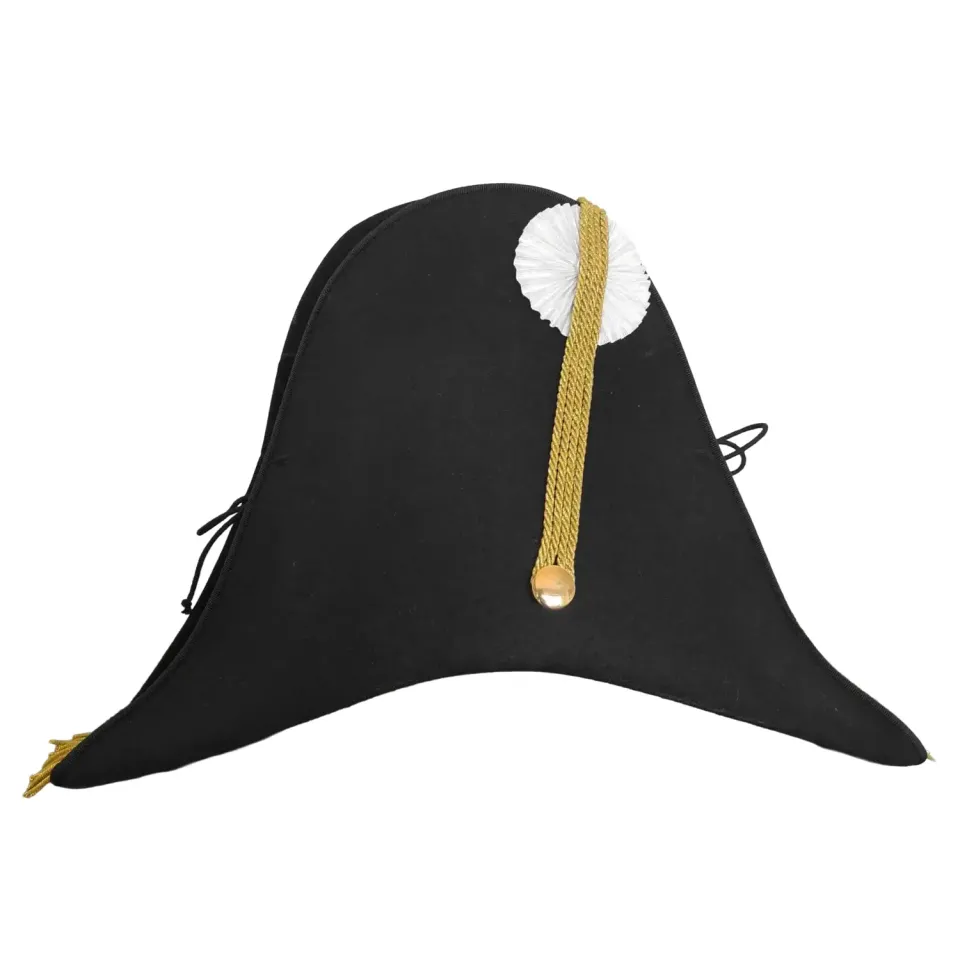 Altenburg bicorno coccarda bianca costume storico militare