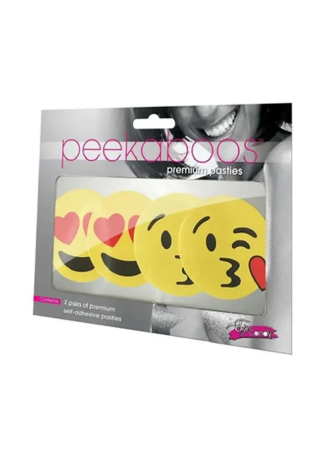 Pleasure Wigs Peekaboos Emoji Hearts copricapezzoli